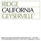 Ridge - Geyserville California 2021 (750ml)