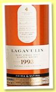 Lagavulin - Single Malt Scotch Ultima & Prima 1993 Natural Cask Strength 28 Yr 100.2 Proof 0 (750)