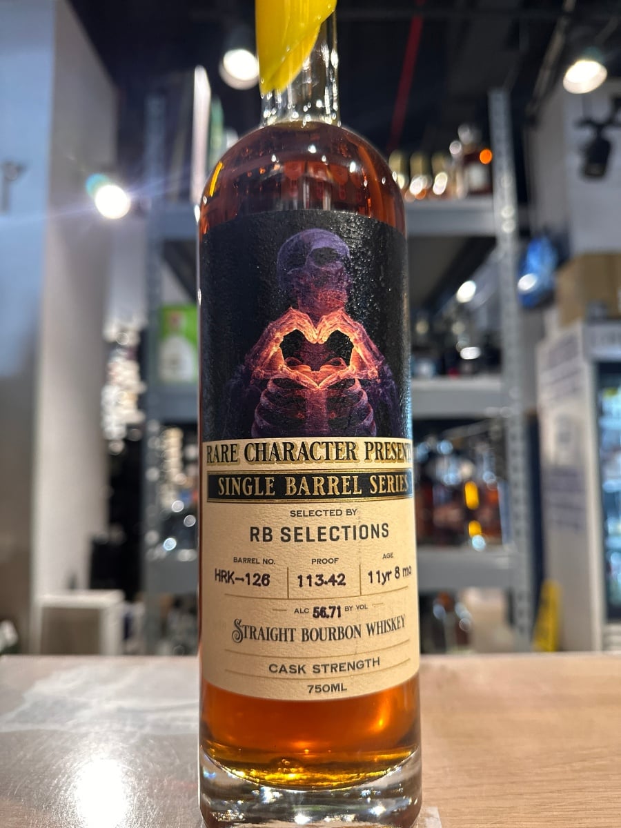 Rare Character "Till Death Do Us Part" Single Barrel Bourbon HRK-126 11y 8m 113.42pf 750 ML