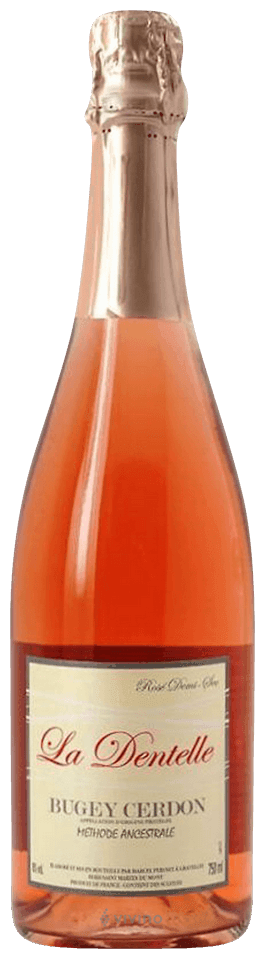 Domaine de la Dentelle, Bugey Cerdon Demi-Sec Methode Ancestrale Rosé NV 750 ML