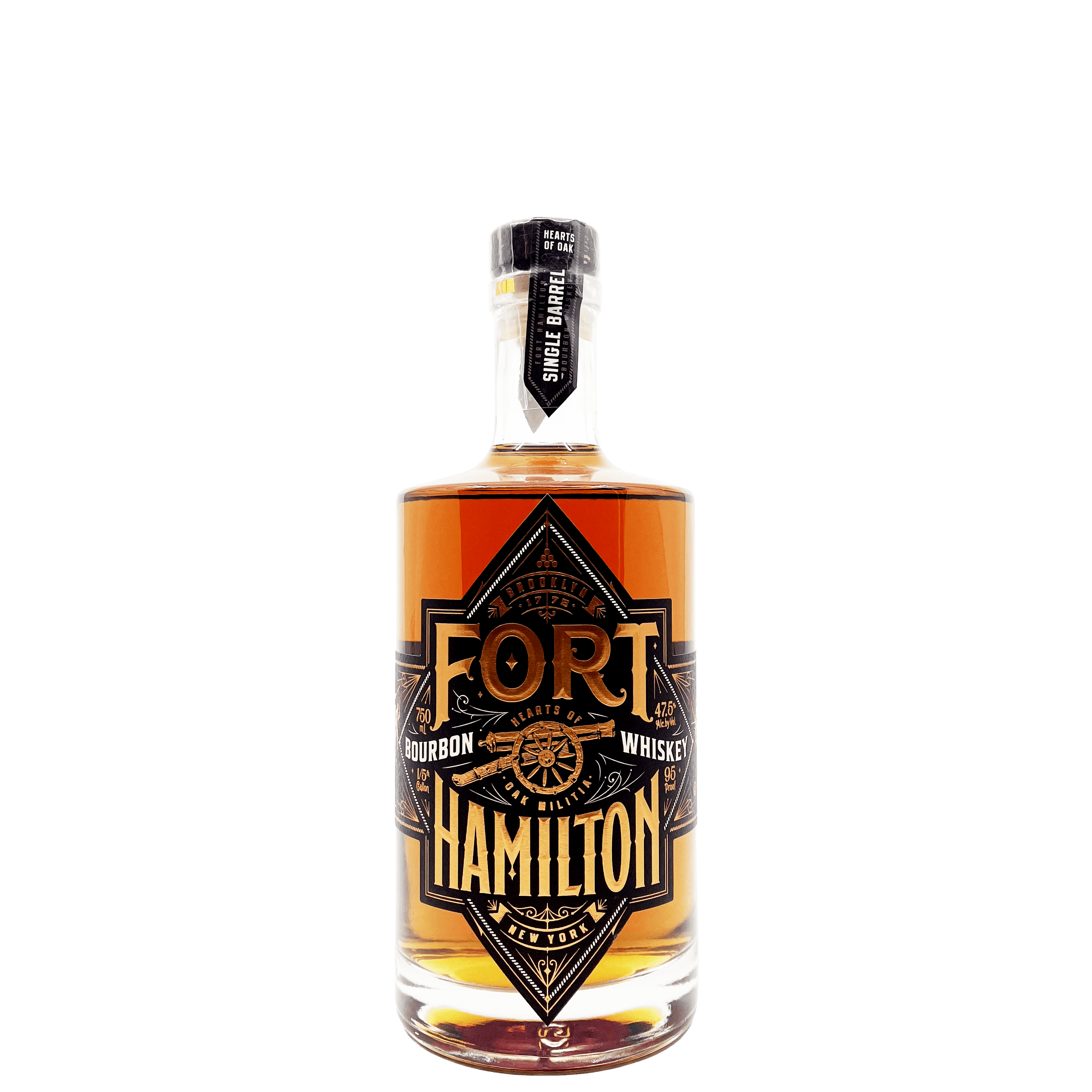 Fort Hamilton, Single Barrel Bourbon Whiskey 750 ML