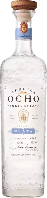 TEQUILA OCHO TEQUILA PLATA SALTO DE NOGALES 2026 750ML