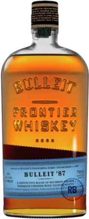 BULLEIT Whiskey 87 TOASTED STAVES 750ML