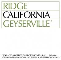 Ridge - Geyserville California 2021 (750ml) (750ml)