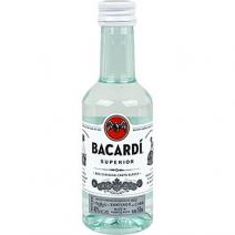 Bacardi - Rum Silver Light (Superior) Puerto Rico (50ml) (50ml)